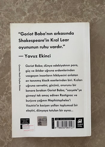 Goriot Baba - Honoré de Balzac