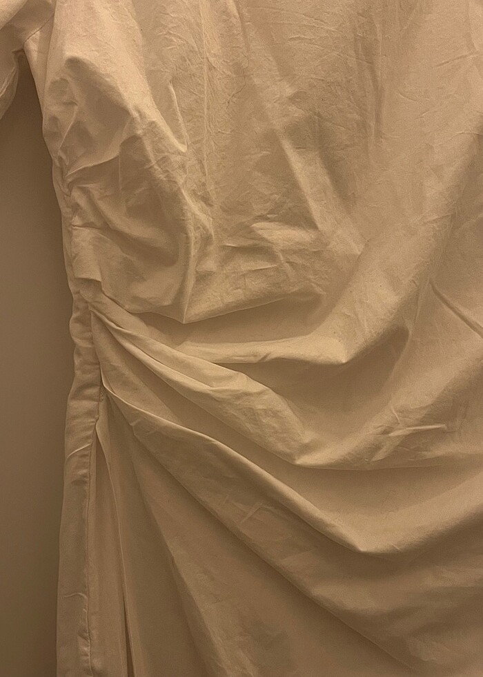 Twist beyaz elbise - Görsel 3