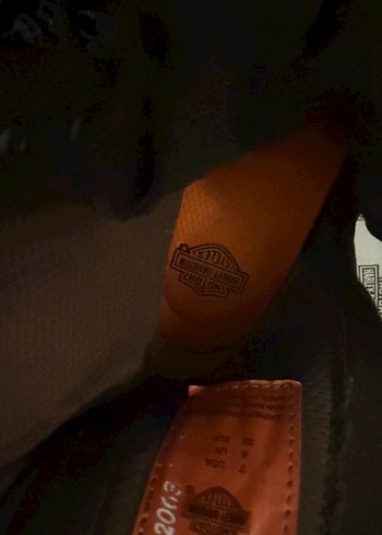 Harley Davidson Kahverengi Deri Biker Bot - Görsel 8