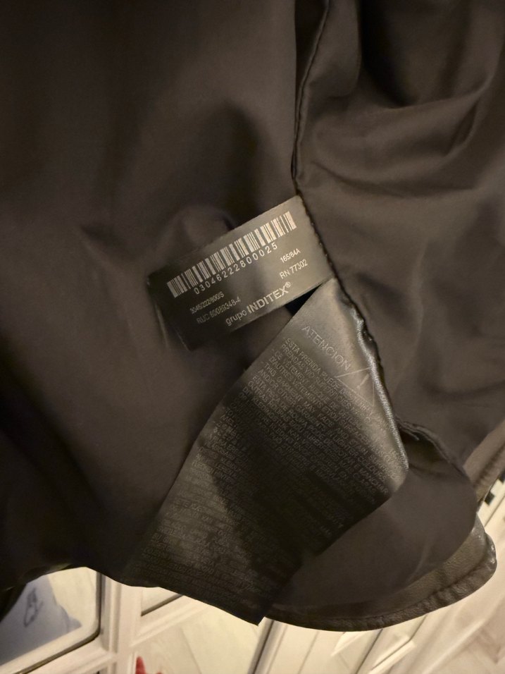 Kadın Kahverengi Zara Deri Ceket - Görsel 5