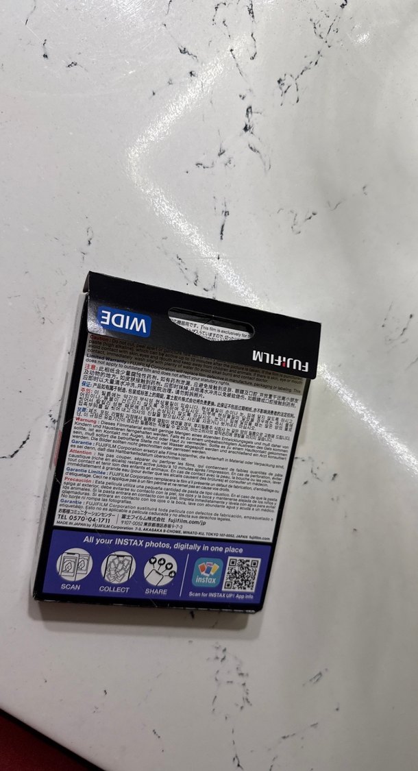 Fujifilm Instax Wide Siyah Anında Film 10'lu - Görsel 2
