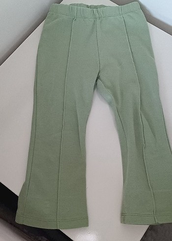 LC Waikiki Kız çocuk Yeşil Kumaş Pantolon