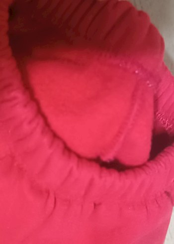 Kız Çocuk Kırmızı Nakışlı Eşofman Altı - Görsel 3