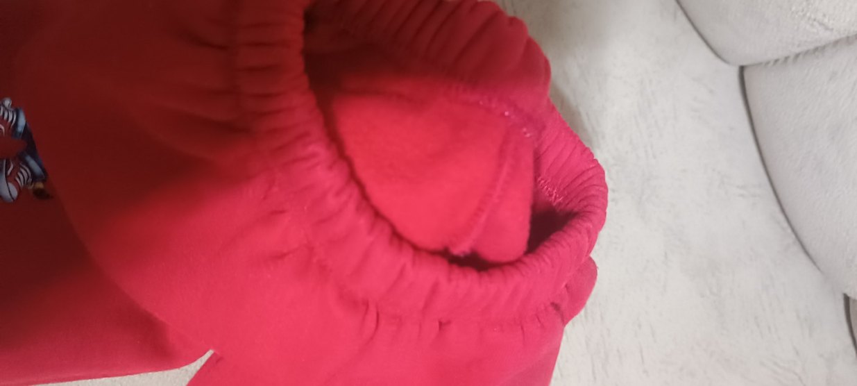 Kız Çocuk Kırmızı Nakışlı Eşofman Altı - Görsel 3