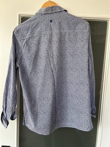 Mavi Jeans Mavi çizgili gömlek
