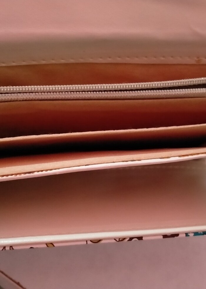 Kadın uzun cüzdan çiçekli - Görsel 2