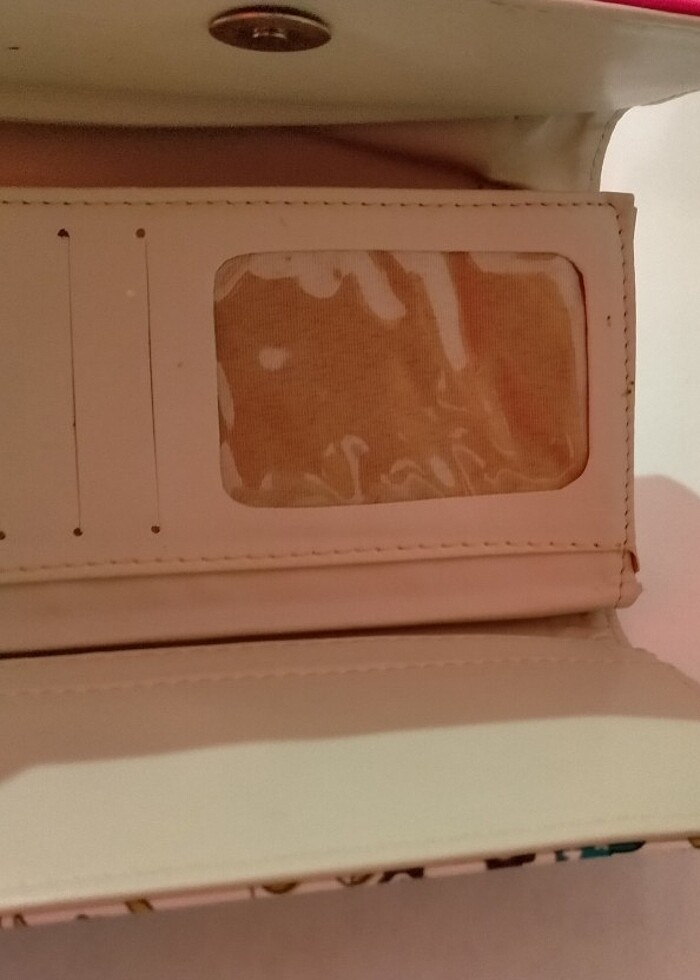 Kadın uzun cüzdan çiçekli - Görsel 3