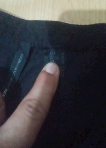 m Beden Siyah Süet V Yakalı Midi Elbise