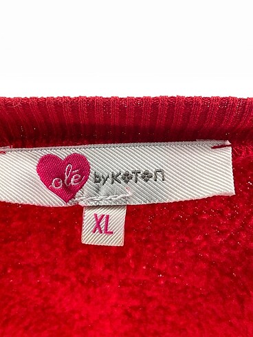 xl Beden kırmızı Renk Koton Sweatshirt %70 İndirimli.