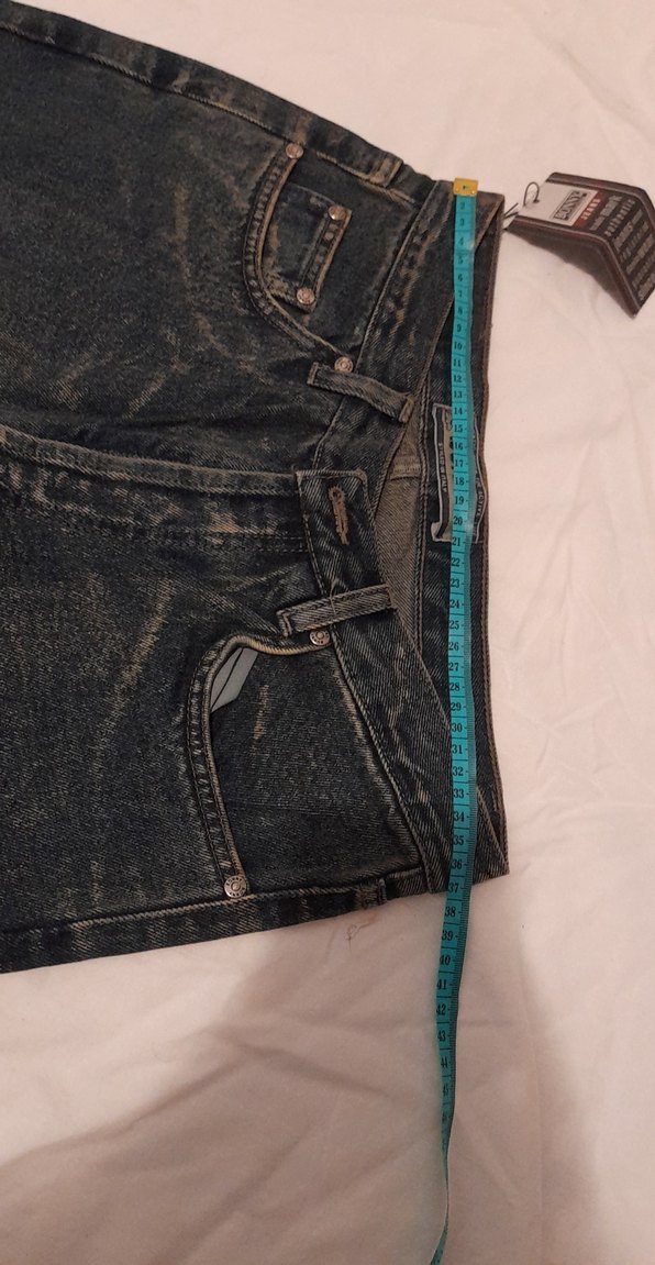 Koyu renk yıkamalı denim jean - Görsel 5