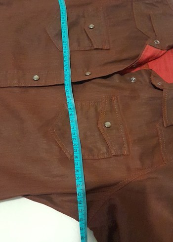 Kahverengi Deri Görünümlü Gömlek - Görsel 7