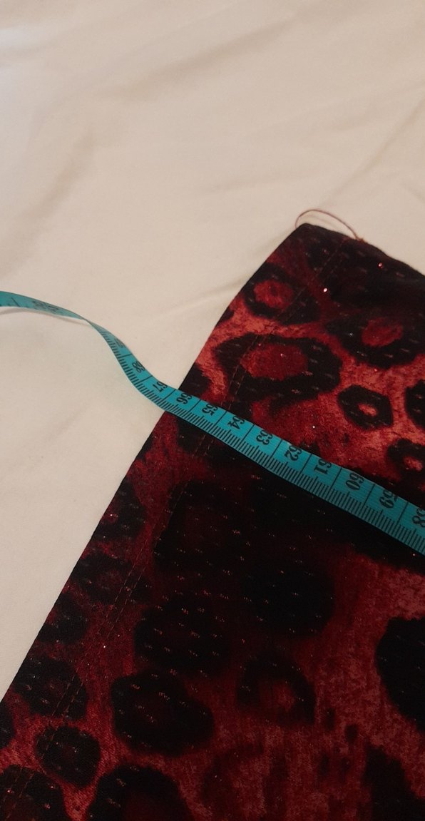 Bordo leopar Uzun Kollu Bluz - Görsel 4