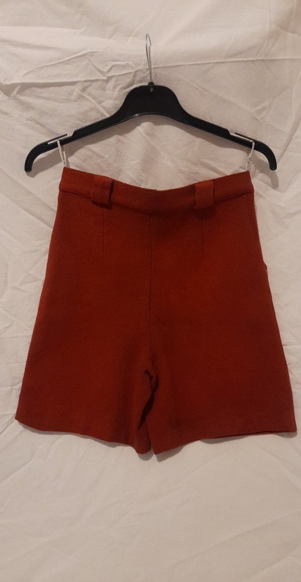 Kadın Kırmızı Şort - Görsel 2