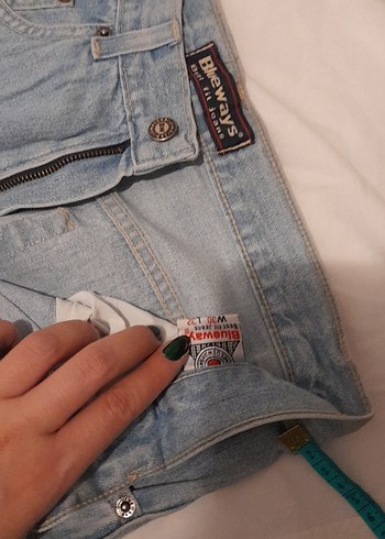 buz mavi jean - Görsel 4