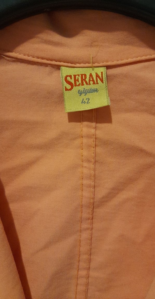 Pembe Kadın Keten Blazer Ceket - Görsel 2