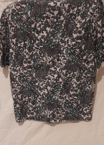 Bohem Desenli Kısa Kollu Gömlek - Görsel 4