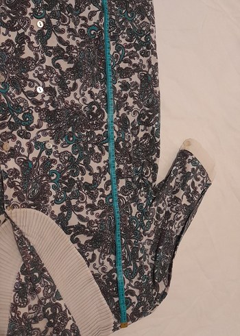 Bohem Desenli Kısa Kollu Gömlek - Görsel 5