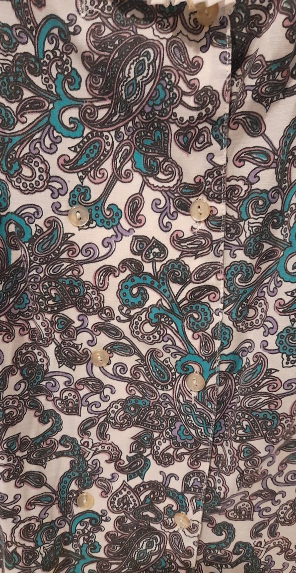 Bohem Desenli Kısa Kollu Gömlek - Görsel 3