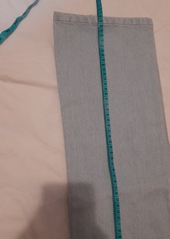 Gri mavi Denim Jean - Görsel 3