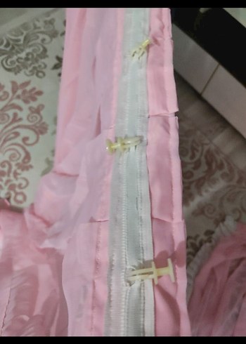 dantelli Pembe Yatak Örtüsü Seti - Görsel 8