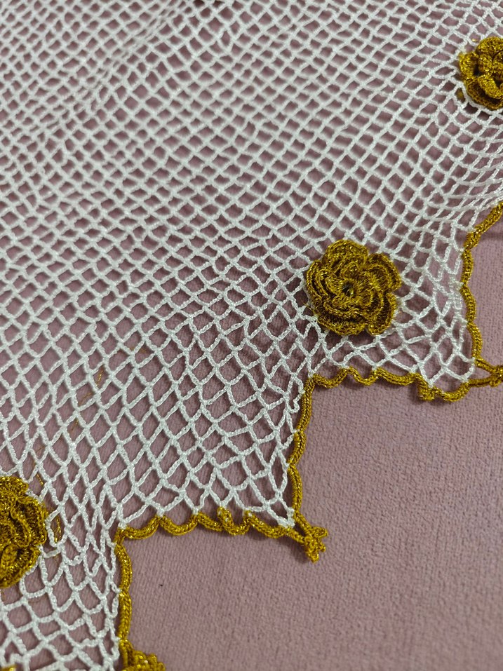 damat bohçası için  dantel seccade - Görsel 2