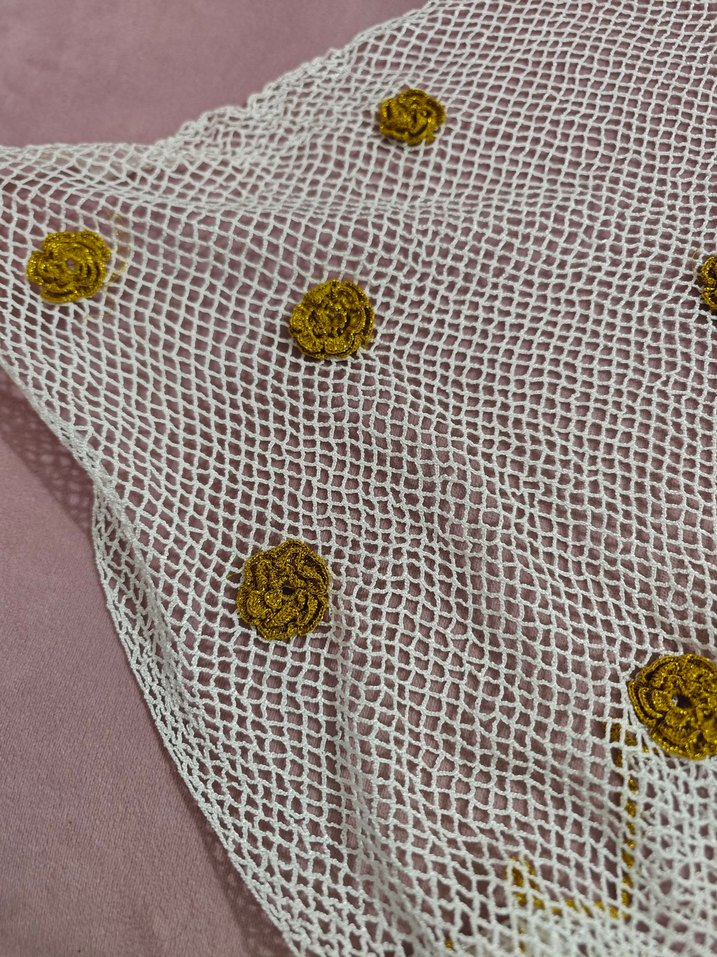 damat bohçası için  dantel seccade - Görsel 4