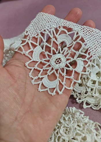 El Yapımı Geleneksel Dantel Pike Takımı - Görsel 4