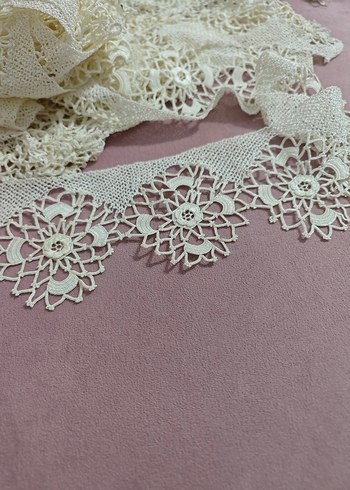 El Yapımı Geleneksel Dantel Pike Takımı - Görsel 2