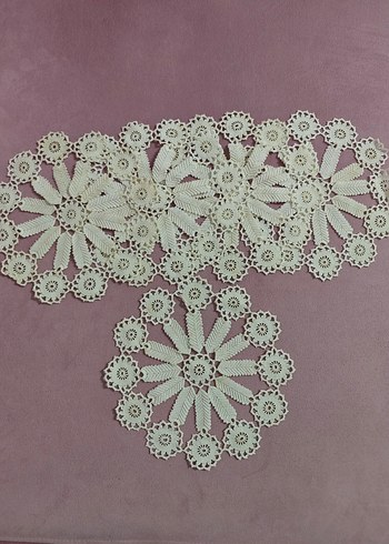 Elişi dantel yatak odası takımı - Görsel 2