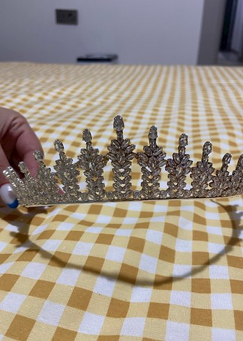 Parlak Beyaz Gelin Tacı - Görsel 2