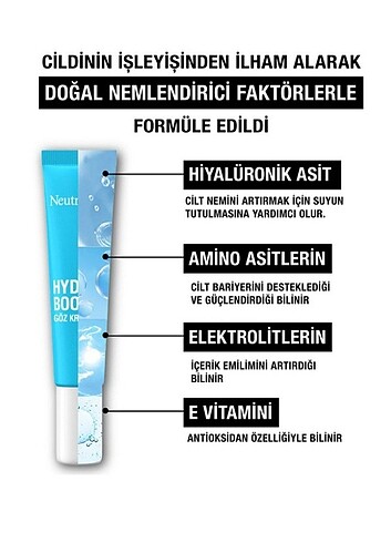 Neutrogena Hydro Boost® Yorgunluk Karşıtı Göz Kremi