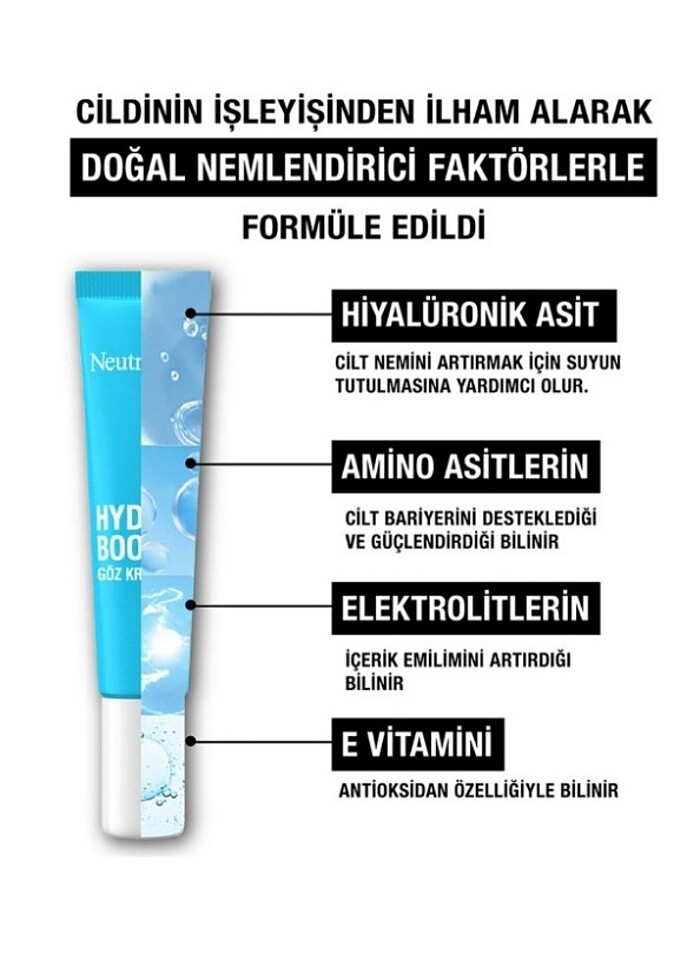 Hydro Boost® Yorgunluk Karşıtı Göz Kremi - Görsel 2