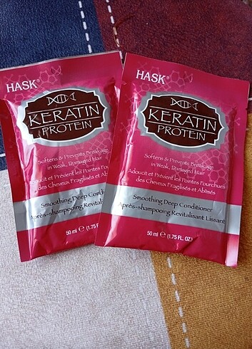 Hask Keratin Protein Saç Bakım Kremi Paket 50 gr