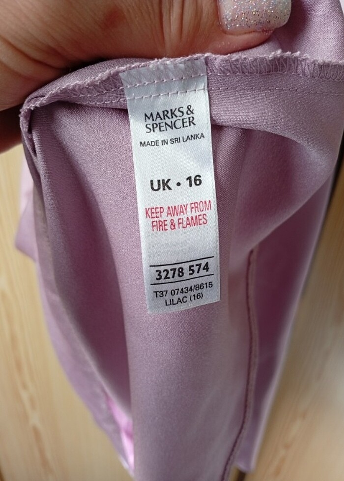 Marks & Spancer Kadın İpek Gecelik - Görsel 4