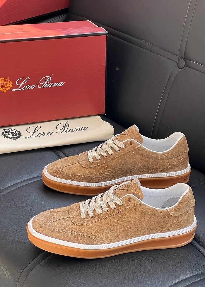 Loro piana erkek ayakkabı hakiki deri - Görsel 4