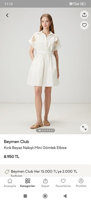 Beymen elbise