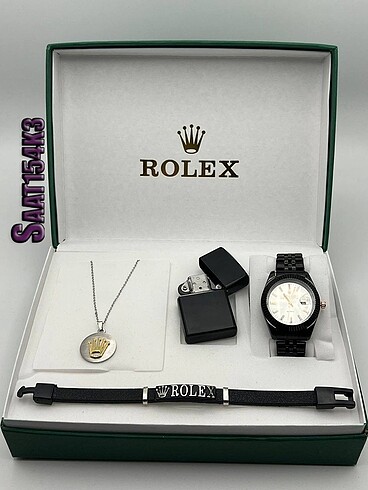 Rolex erkek saat set