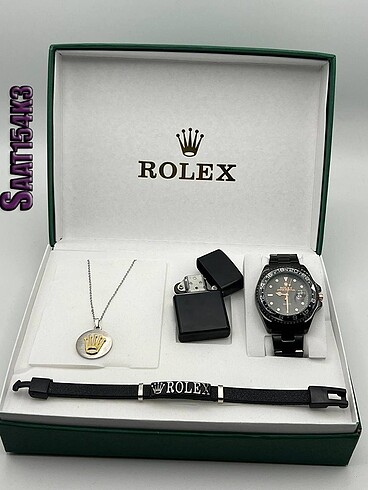 Beden Rolex erkek saat set