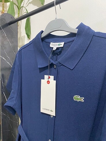 Lacoste Lacoste orjinal kumaş elbise