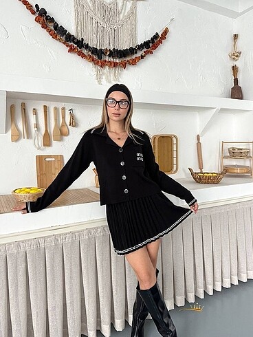 Miu miu triko takım standart beden - Görsel 6