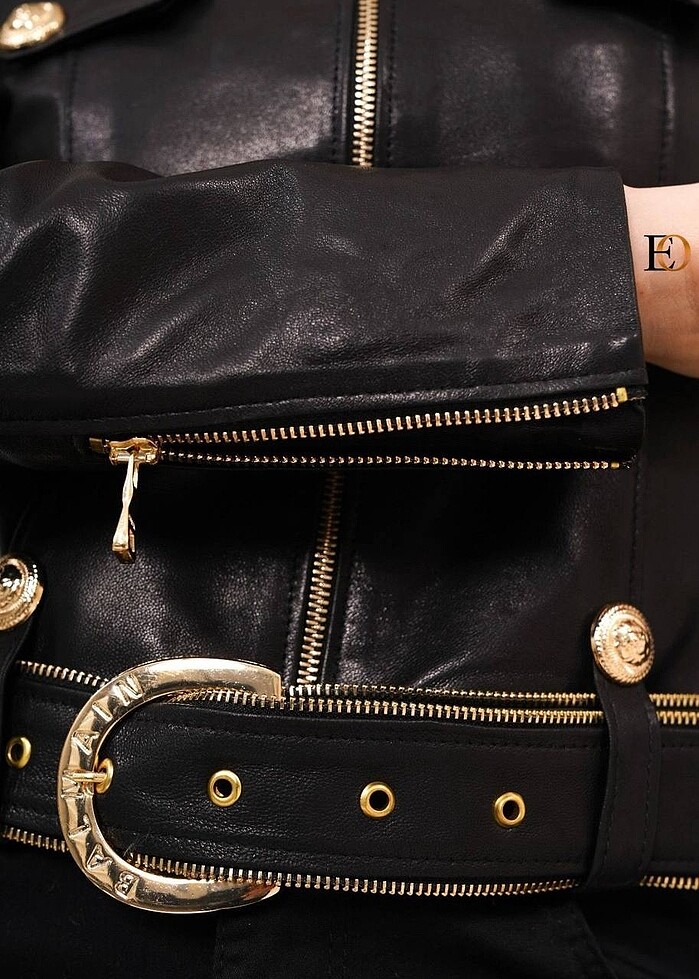 Balmain hakiki deri ceket yüzde yüz deridir - Görsel 4