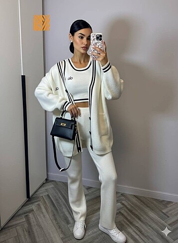 ALO ÜÇLÜ triko takım - Görsel 2