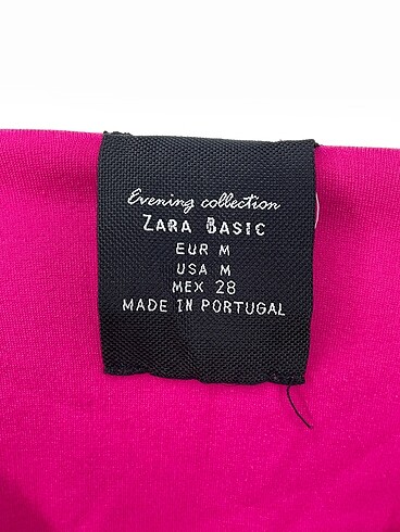m Beden pembe Renk Zara Kısa Elbise %70 İndirimli.