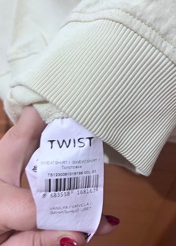 m Beden Beyaz Oversize Kısa Kollu Sweatshirt