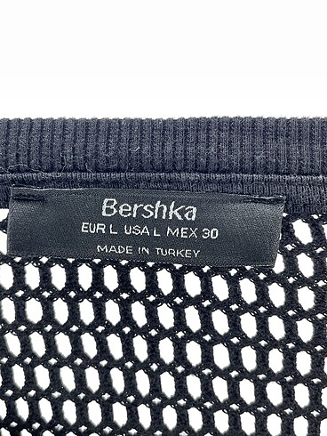 l Beden siyah Renk Bershka Bluz %70 İndirimli.