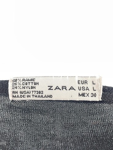 l Beden siyah Renk Zara T-shirt %70 İndirimli.
