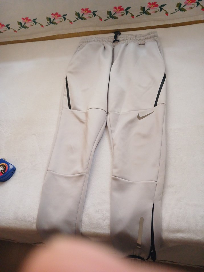 Gri Nike Fermuarlı Erkek Eşofman Altı - Görsel 4