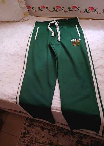 Yeşil Kadın Rahat Kesim Eşofman Altı - Görsel 2