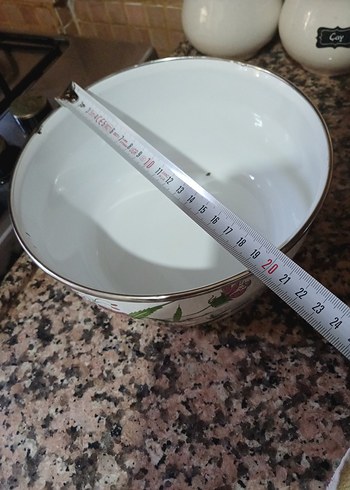 Çiçek Desenli Beyaz Gri Tabak
