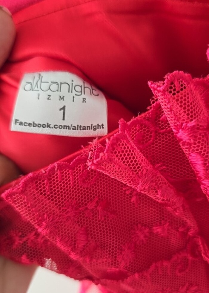 Altanight 1 beden fuşya - Görsel 3